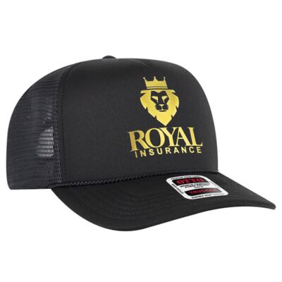 OTTO CAP "OTTO COMFY FIT" 5 Panel High Crown Mesh Back Trucker Hat Thumbnail