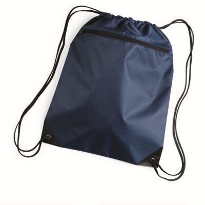 Zippered Drawstring Backpack Thumbnail