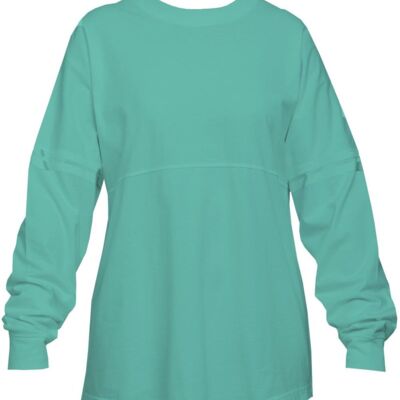 Women's Jersey Pom Pom Long Sleeve T-Shirt Thumbnail