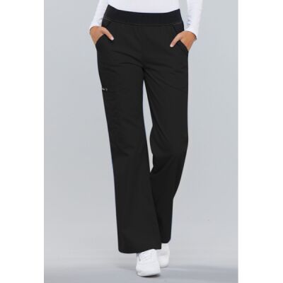 Women's Petite Mid Rise Knit Waist Pull-On Pant Thumbnail